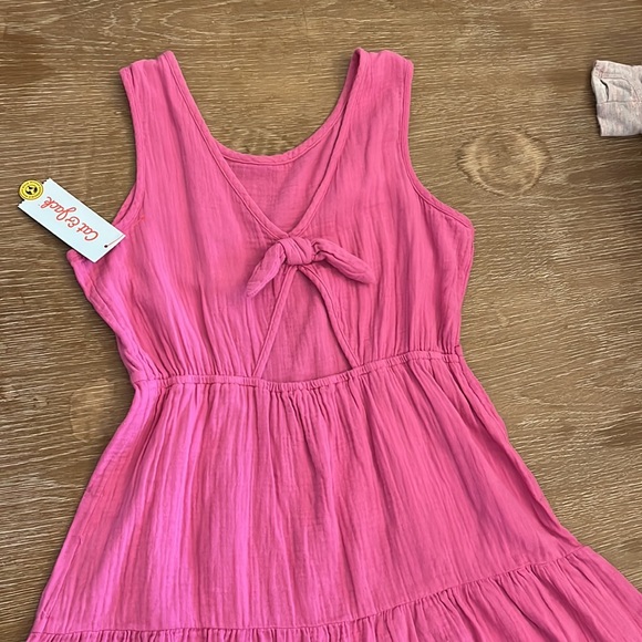 Cat & Jack Dresses Nwt Cat And Jack Pink Gauze Dress Poshmark